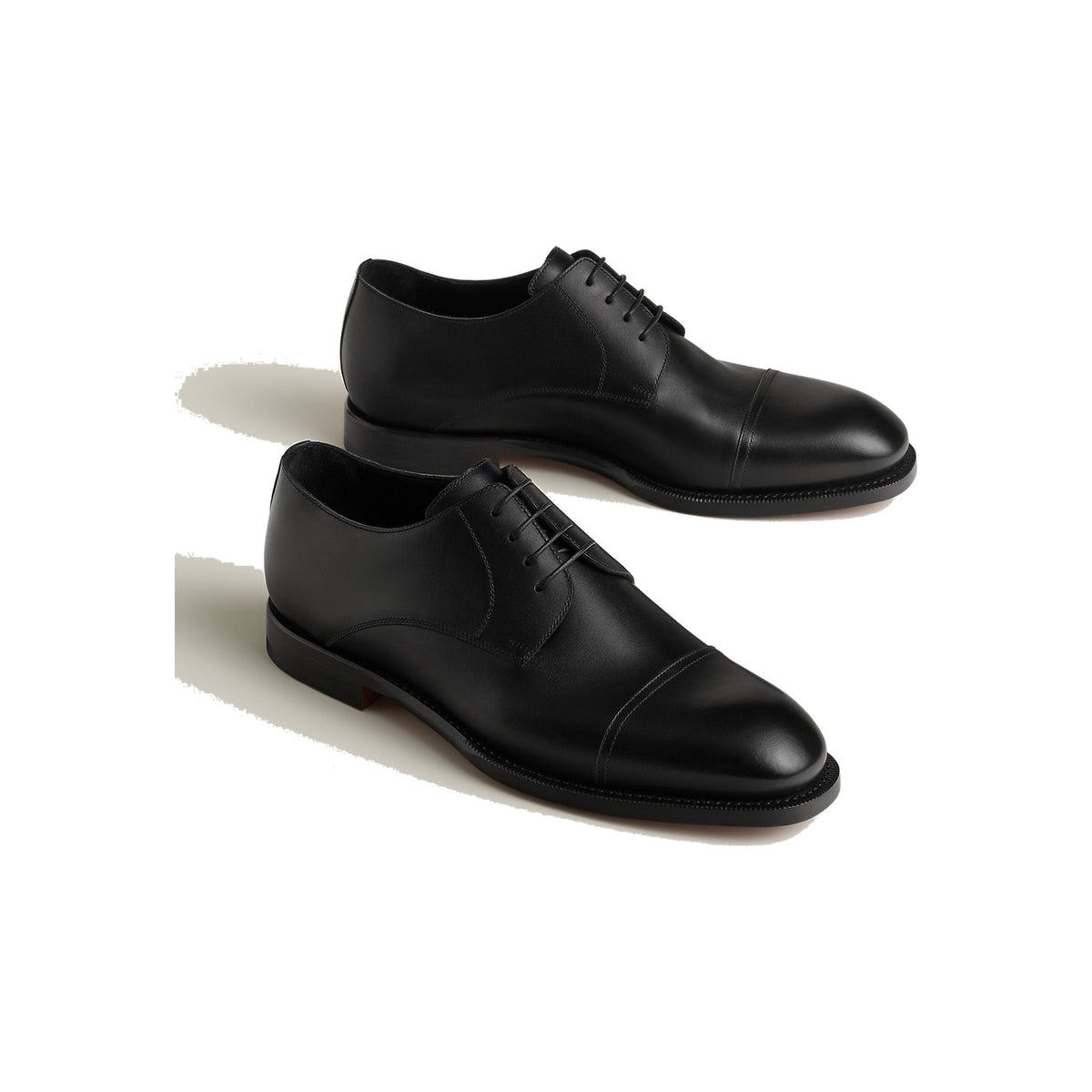 Hermes Lawrence Derby Shoe Marron Pcan