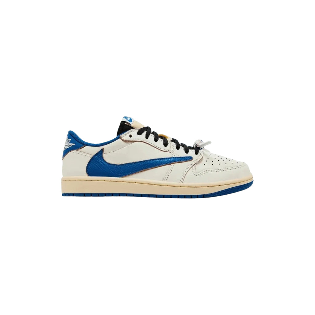 Nike Air Jordan 1 Retro Low OG Fragment x Travis Scott Sail Military Blue