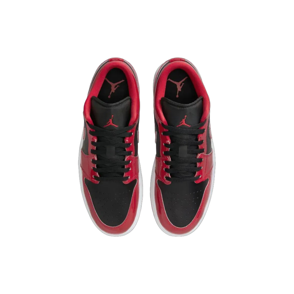 Air Jordan 1 Low SE Patent Varsity Red Black