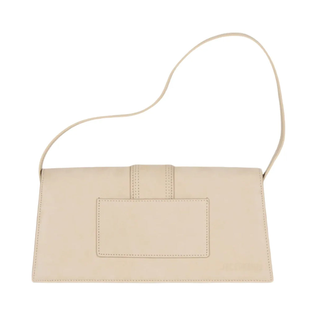 Jacquemus Le Bambino Long Flap Shoulder Bag Dark Beige
