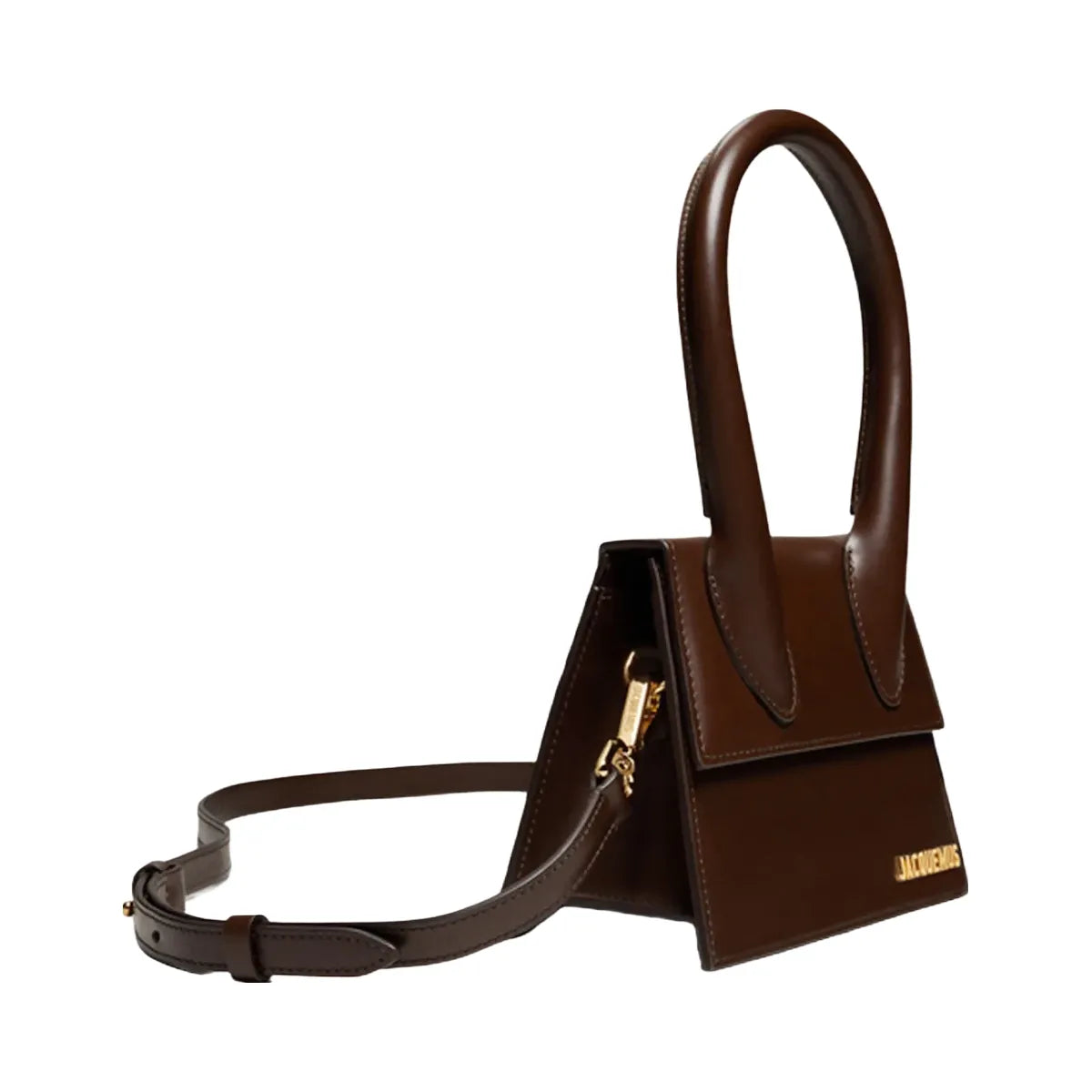 Jacquemus Le Chiquito Moyen Signature Handbag Dark Brown