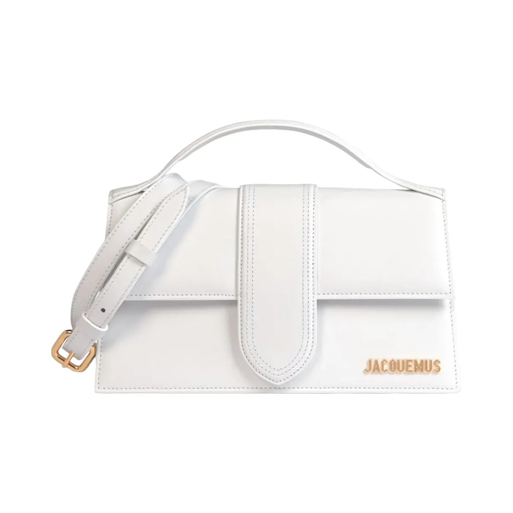 Jacquemus Le Grand Bambino Crossbody Strap Handbag White ( with dustbag only)