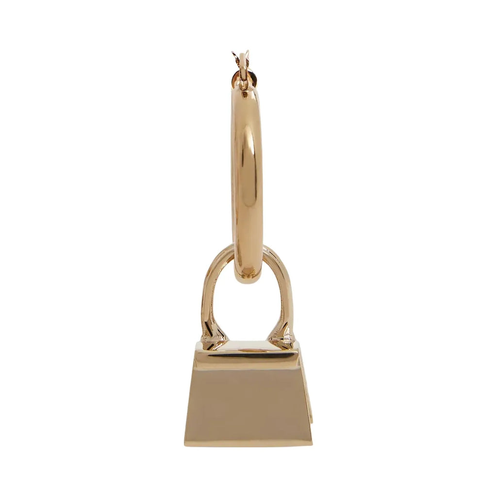 Jacquemus Les Creoles Chiquito Hoop Earrings Light Gold