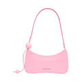 Jacquemus The Bisou Perle Beaded Shoulder Bag Pink