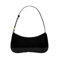 Jacquemus The Bisou Structured Handbag In Glazed Calf-Leather Black