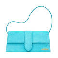 Jacquemus The Long Bambino Long Flap Shoulder-Bag Light Turquoise