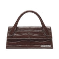 Jacquemus The Long Chiquito Long Signature Handbag Dark Brown