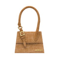 Jacquemus The Medium Chiquito With Buckle Signature Buckled Handbag Camel