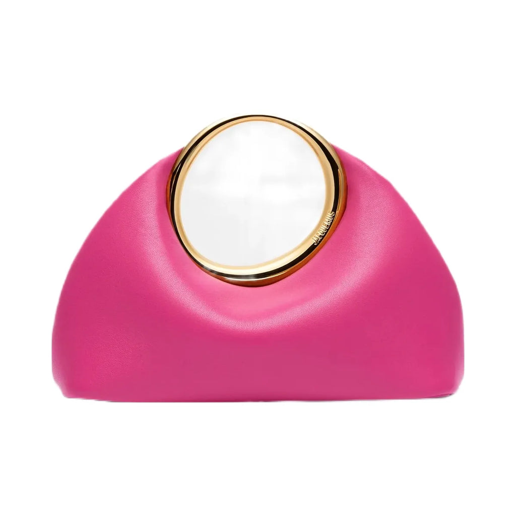 Jacquemus The Small Calino Nappa Leather Handbag Dark Pink