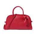 Jacquemus The Small Turismo Grained Leather Bowling Bag Red