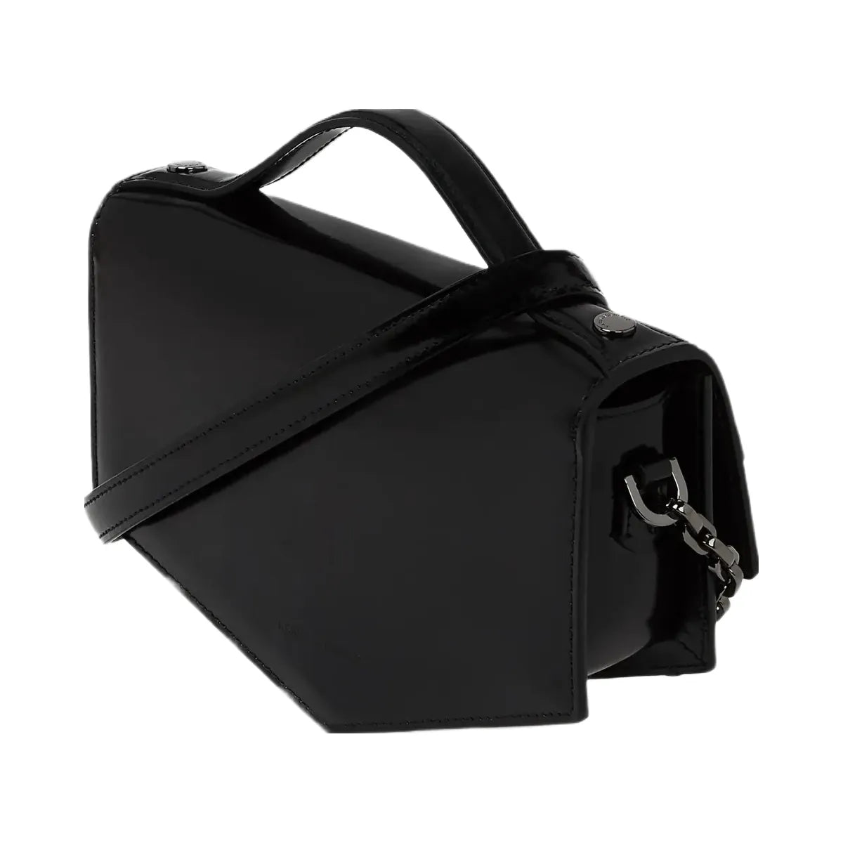 Karl Lagerfeld Kl Studio Autograph Small Crossbody Bag Black Nickel