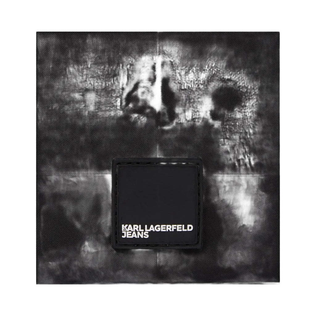Karl Lagerfeld Nylon Lace-Up Camera Bag Black