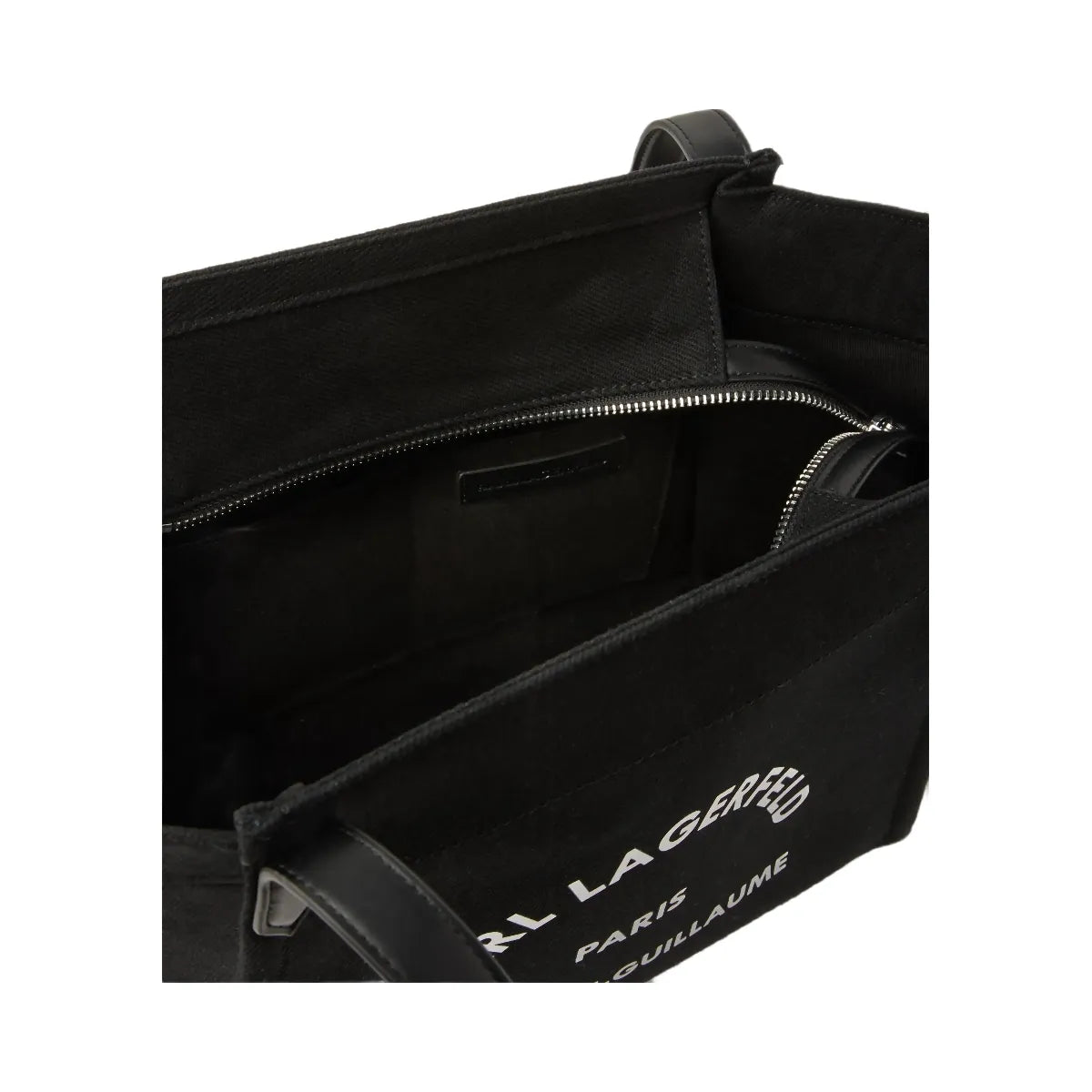 Karl Lagerfeld Rue St-Guillaume Winged Tote Bag Black
