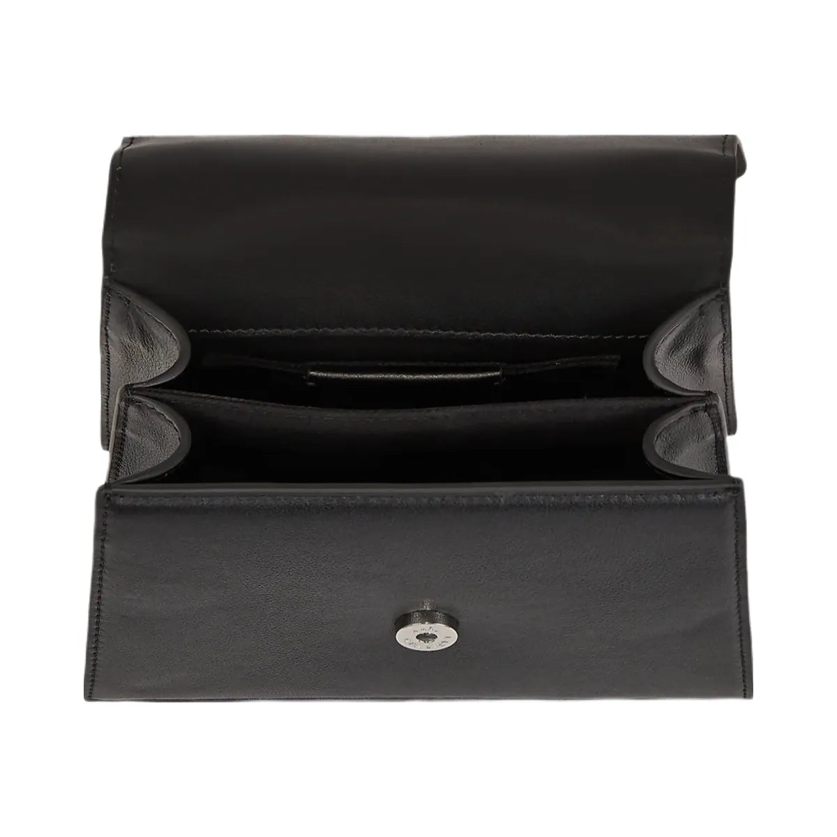Karl Lagerfeld Signature Small Crossbody Bag Black Nickel