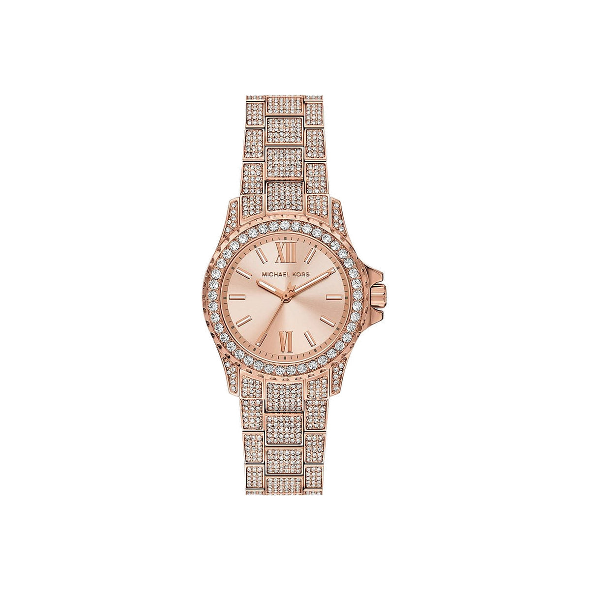 Women's Mini Everest Pavé Rose Gold-Tone Watch MKO1197