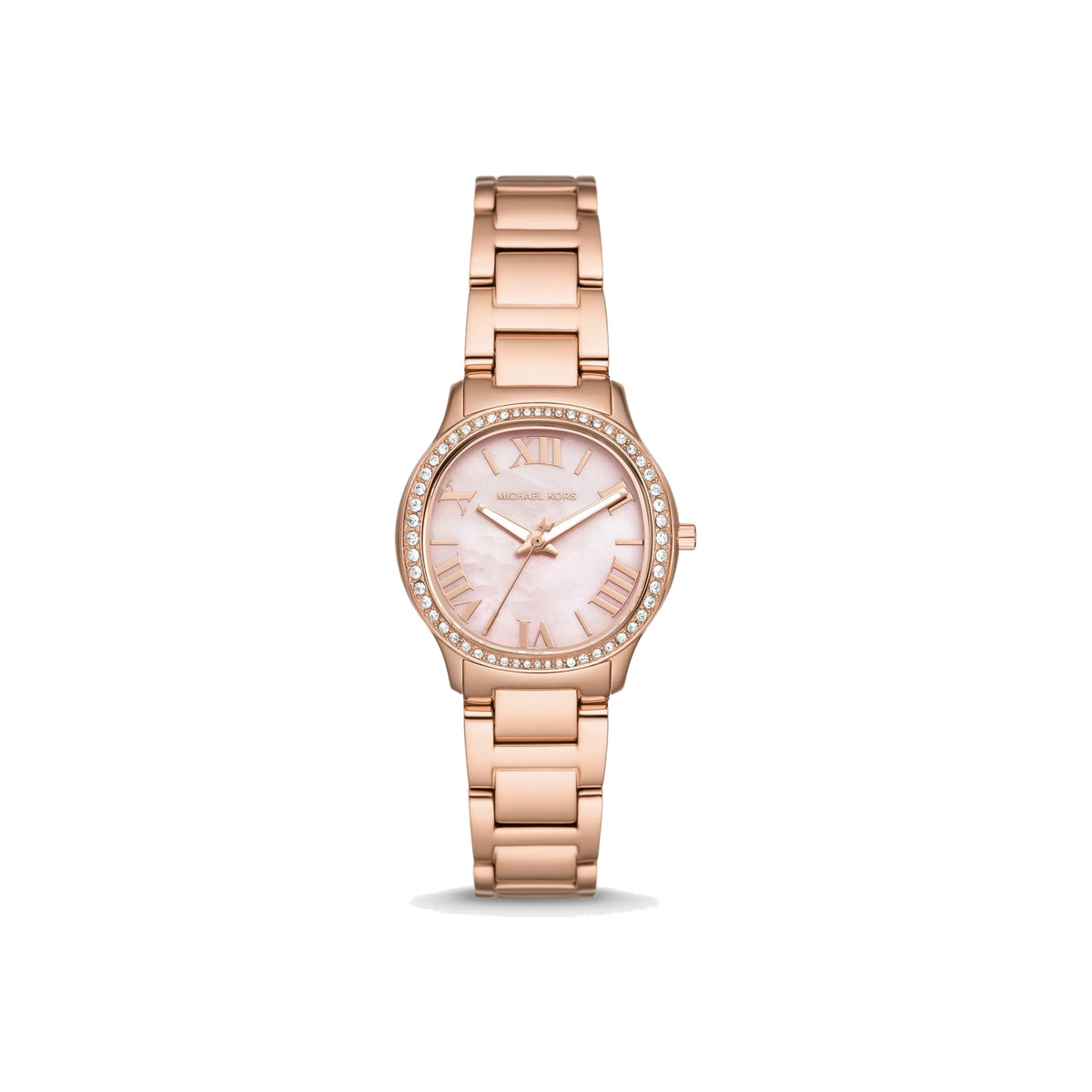 Women's Mini Sage Pavé Rose Gold-Tone Watch MK4823