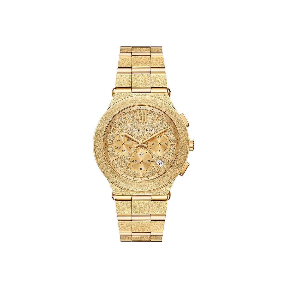 Women's Oversized Billie Frosted Gold-Tone Watch MK7556