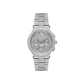 Women's Oversized Billie Frosted Silver-Tone Watch MK7558