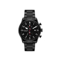 Men's Oversized Panorama Black-Tone Watch MK9198