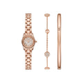 Women's Petite Lexington Pavé Rose Gold-Tone Watch and Jewelry Gift Set MK4946SET