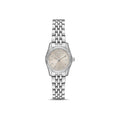 Women's Petite Lexington Pavé Silver-Tone Watch MK4843