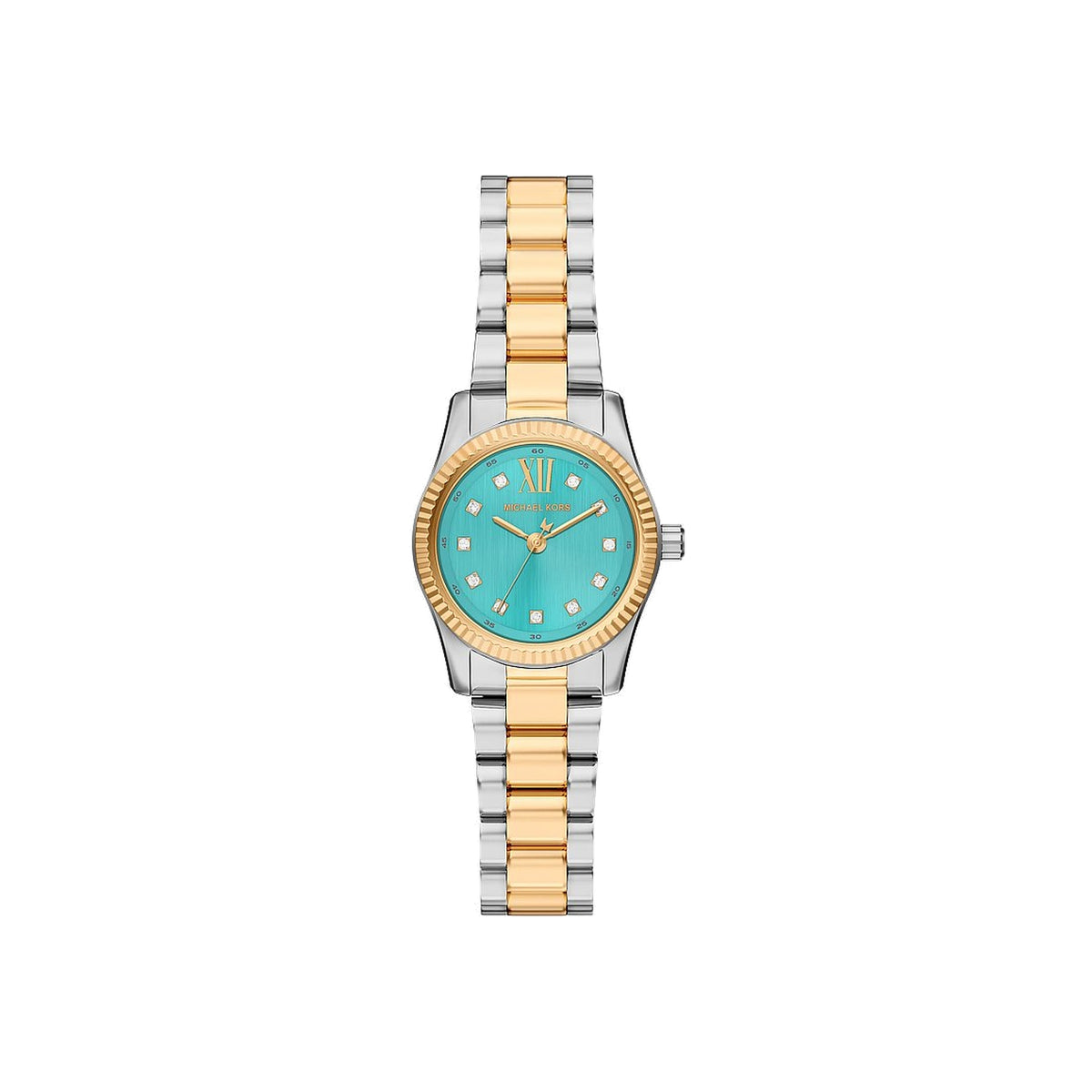 Women's Petite Lexington Pavé Two-Tone Watch MK7579